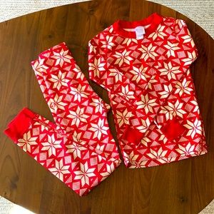 Hanna Andersson Scandi Snowflake Unisex Pajamas - 130cm/ US 8